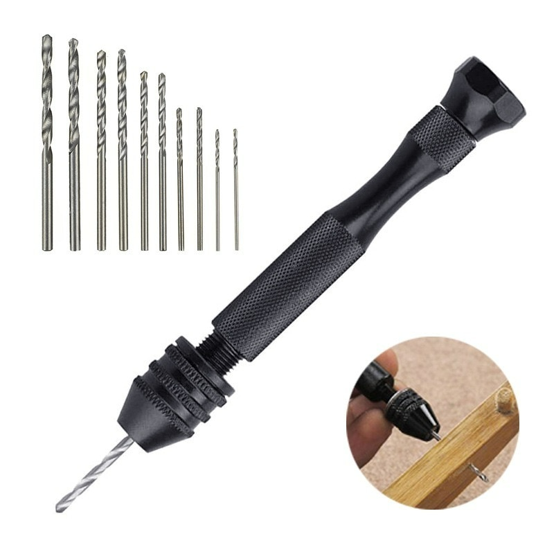 Mini Taladro Manual + 25 Brocas