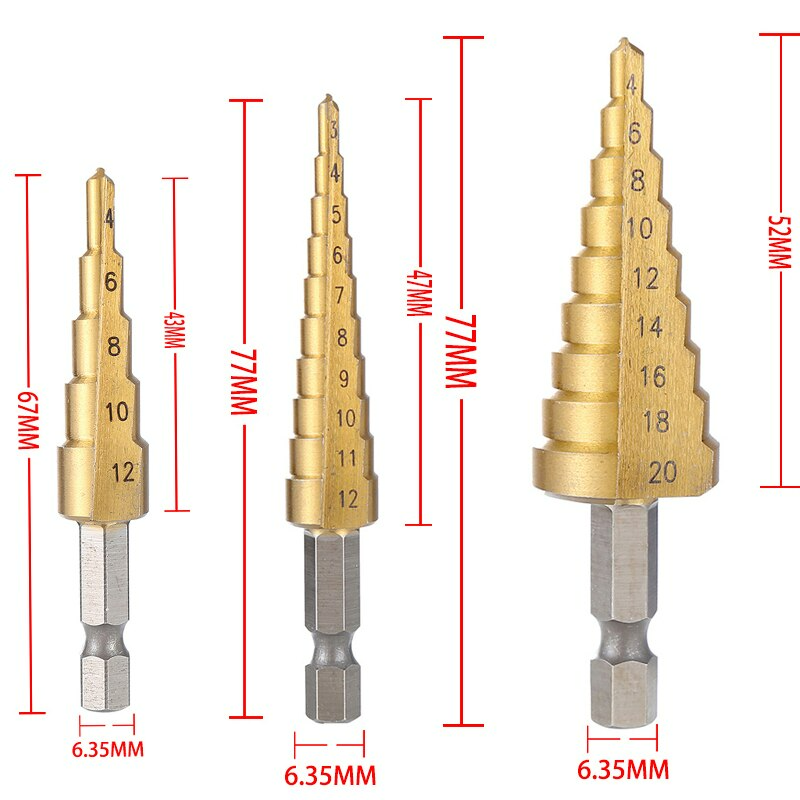 Brocas Escalonadas con Funda