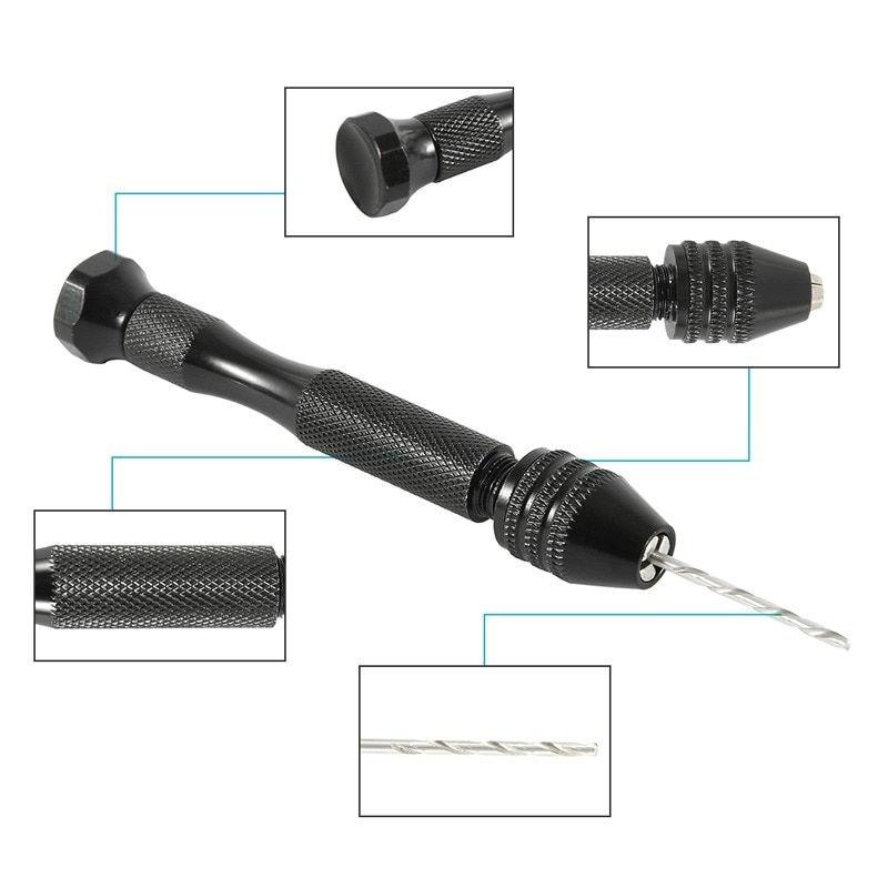 Mini Taladro Manual + 25 Brocas