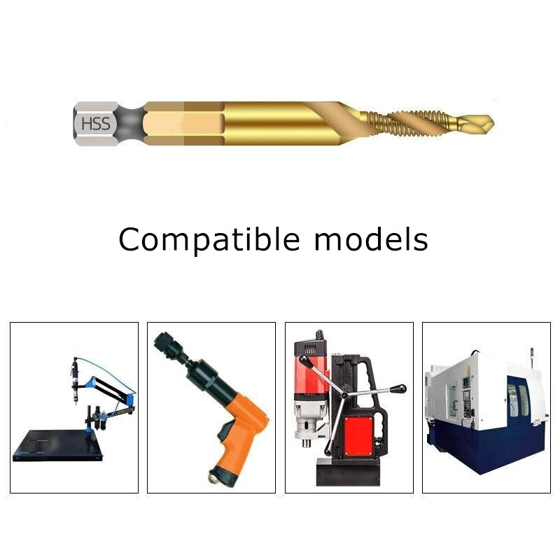 Kit de brocas para realización de roscas