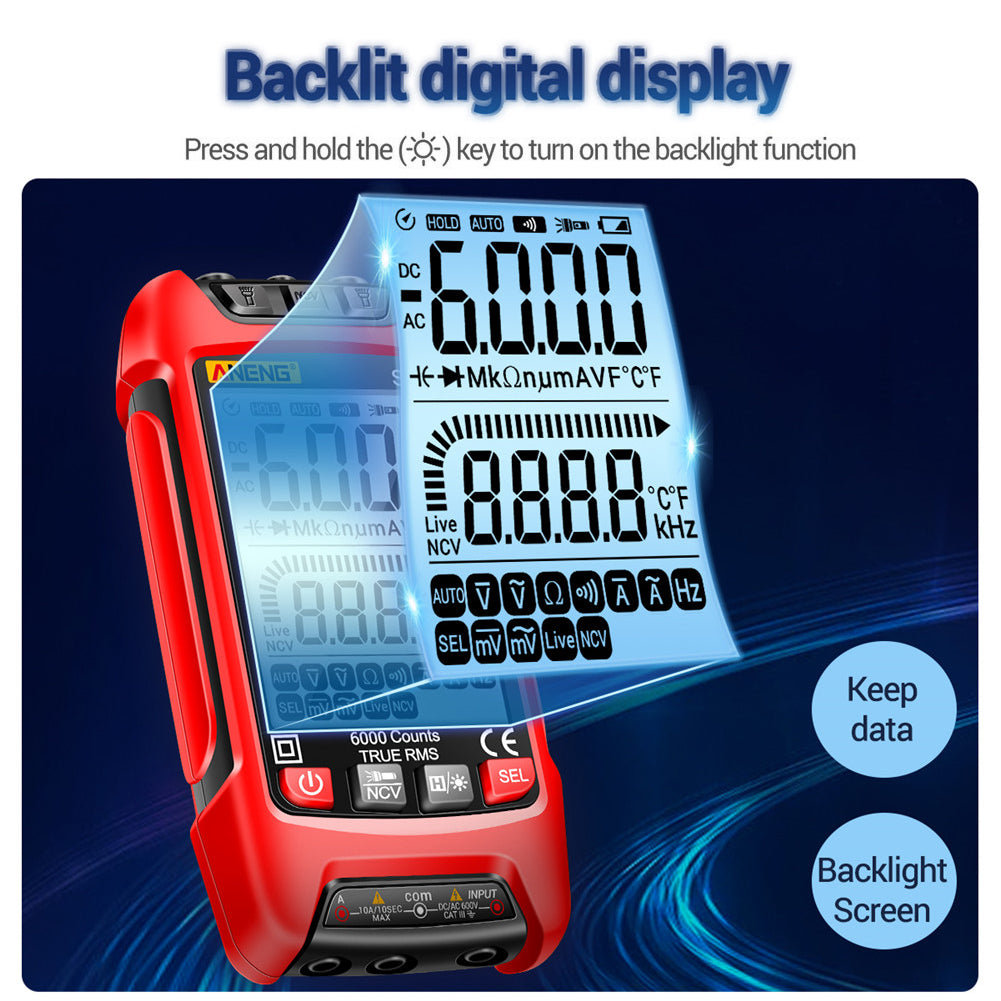 Multimetro DIgital Inteligente 600V - 10A