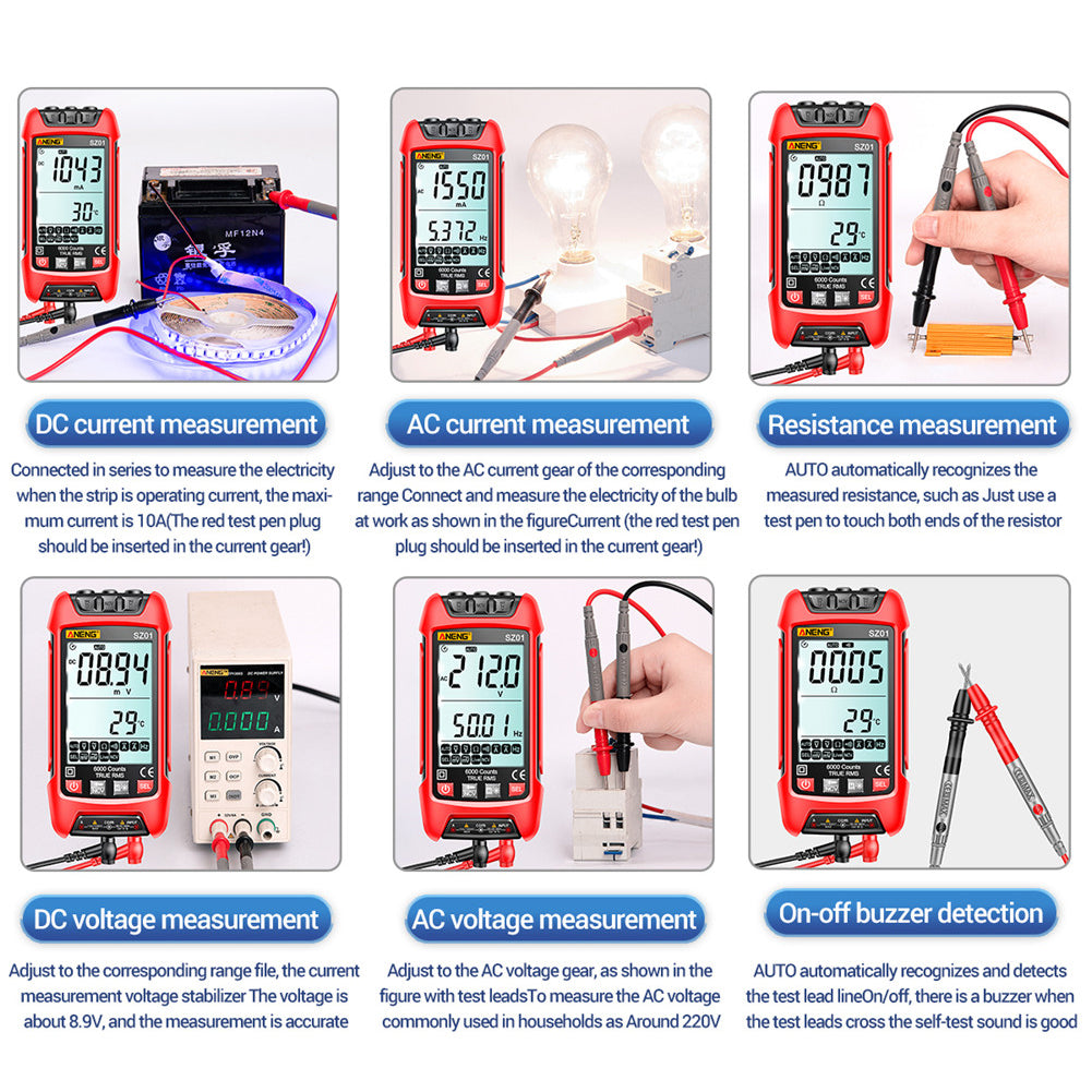 Multimetro DIgital Inteligente 600V - 10A