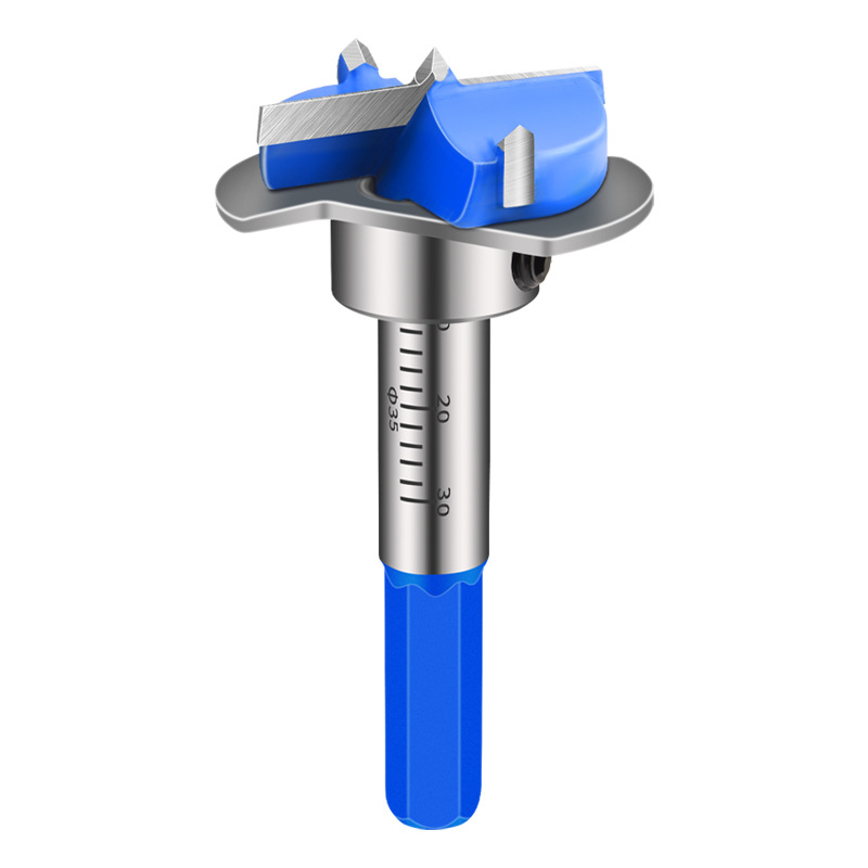 Broca Forstner Para Bisagra Oculta de 35mm Con Tope De Profundidad