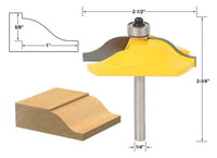 Fresa Eje 1/4' Para Panel Elevado