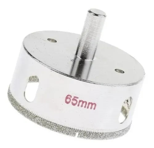 Broca 2 1/2 Pulgadas 65 mm Diamantada Para Ceramica, Vidrio, Porcelanato, Marmol, Granito