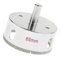 Broca 2 1/2 Pulgadas 65 mm Diamantada Para Ceramica, Vidrio, Porcelanato, Marmol, Granito