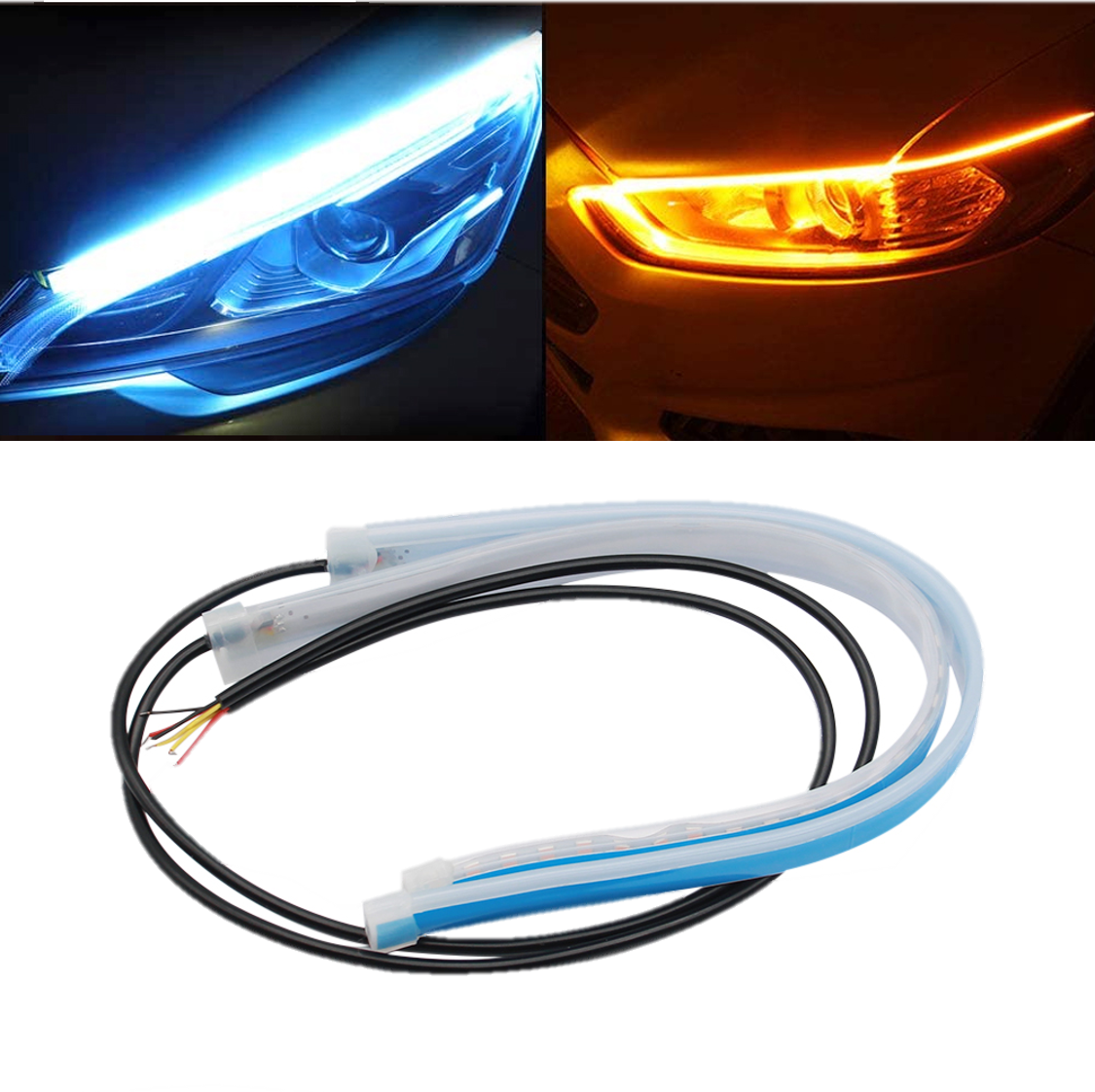 Cintas Luz Led Para Farolas De Carro 60cm Luces Para Auto